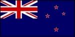New Zealand - Nationalflag 160 g. polyester.
